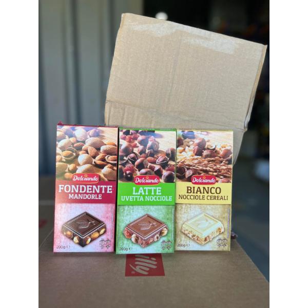 Dolciando - вишня в лікері Boeri 1 kg, Dolciando Cioccolato Extra 500 g, Dolciando Praline assortite 850 g, Dolciando Ovetti assortiti 850 g, Dolciando Cacao Ole 800 g