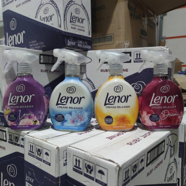 Lenor Lavish 210 g, Lenor Spring 210 g, Lenor Gold Orchid 195 g, Lenor Fresh 195 g, Lenor April Frisch 210 g, Lenor Rybi Jasmine 195 g, Lenor Amethyst&Floral Bouquet 195 g, Lenor Dash 210 g, Lenor Oro e Fiori Di Vaniglia 210 g, Lenor Ariel 195 g, Lenor Spring Awakening 210 g, Lenor Sensetive 195 g, Lenor Aprilfriche, 38 WA 763,8 g, Lenor Aprilfriche, 52 WA 1045,2 g, Lenor Exotic Bloom 155 g, Lenor Fresh 155 g, Lenor Gold Orchid 155 g, Lenor Jasmine&White Cedar 155 g, Lenor Spring Awakening 155 g, Lenor Fresh Breeze 195 g