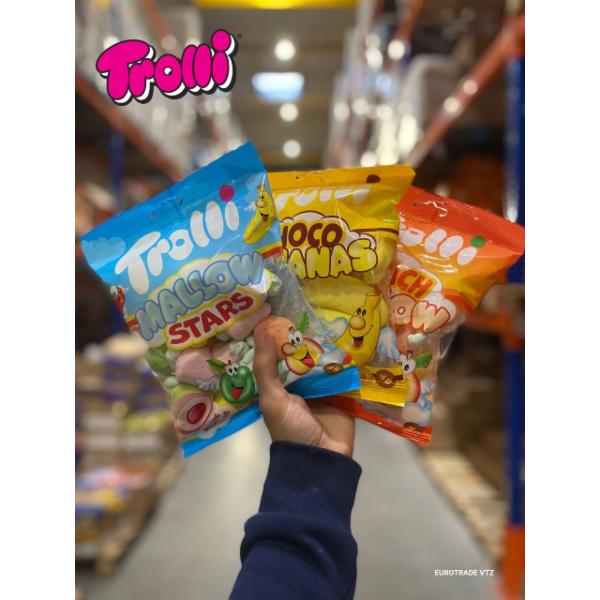 Trolli Glotzer Желейки (очі) 18 g, Trolli Big Burger XXL 50 g, Trolli Apfel Ringe 150 g, Trolli Dinorex 150 g, Trolli Pfirsich Ringe 150 g, Trolli Tutto Mare 150 g, Trolli Pingummi SUP 150 g, Trolli Play Mouse 150 g, Trolli Apfel Garten 150 g, Trolli Sour Bizzlmix 150 g, Trolli Squiggle Twist 150 g, Trolli MilchKuu 150 g, Trolli Haifische 150 g, Trolli Saure Gluhwurmchen 150 g, Trolli Dracula 150 g, Trolli Glotzer (60шт.) 1128 g, Trolli Glotzer Original 75 g, Trolli Party Burger Minis 170 g, Trolli All in One 1 kg, Trolli Friends & Family 430 g, Trolli Gummi Candy (Кільця) 1 kg, Trolli PLAY MOUSE 1 kg, Trolli Glotzer Gefullt 150 g, Trolli APFEL RINGE 1 kg, Trolli Super Bar 1 kg, Trolli Haifische 1 kg, Trolli Milchkuh 1 kg, Trolli Watermelon Splash (60 шт.) 1128 g, Trolli Watermelon Flavor Bomb 75 g, Trolli Super Kick 75 g, Trolli Planet Gummi 75 g, Trolli Apple Mallow 150 g, Trolli Choco Bananas 150 g, Trolli Mallow Stars 150 g, Trolli Peach Mallow 150 g, Trolli Cannabites 150 g, Trolli Bytes 150 g, Trolli The Original HITS 200 g, Trolli Party Burger Mini 60x10g 600 g, Trolli Gummi Candy SHARK 1 kg, Trolli Energy Ballz 75 g, Trolli Glotzer 30*18,8g 564 g, Trolli Dinorex/ApfelGarten/Bizzlmix 150 g, Trolli Wurrli 150 g, Trolli Sour Strawbies 150 g, Trolli Rote Fruchte Mini Ringe 150 g, Trolli Hoppla Hopp 360 g, Trolli Sweet Barbecue Party (19 minis) 360 g, Trolli Hallowen 360 g, Trolli Funny Bunnies 200 g, Trolli Flavor Bomb Cherry Cola 75 g, Trolli Flavor Bomb Strawberry 75 g, Trolli Gluhwurmchen Verry Berry 150 g, Trolli Gluhwurmchen MixUp 150 g, Trolli Kiss Minis 150 g, Trolli Kiss Strawberry 150 g, Trolli Tarantula 150 g, Trolli The Squiggles 150 g, Trolli Big Burger дисплей (180шт x 50g) 9 kg, Trolli Flavor Bomb Mango (60шт.) 1128 g, Trolli Flavor Bomb Strawberry (60шт.) 1128 g, Trolli Flavor Bomb Cherry Cola (60шт.) 1128 g, Trolli Flavor Bomb Mango 75 g, Trolli Multi Mix, Friends & Family (BOX) 210 g, Trolli Fruchtwurmer 1 kg, Trolli Fun for All 1 kg, Trolli Classic Bears 100 g, Trolli Haifische, 150шт. 1,2 kg, Trolli Mini Dracula,150 шт. 1050 g, Trolli Saure Strawbies, 150 шт. 1,2 kg, Trolli Schaumerdbeere (Kiss Strawberry), 150 шт. 1,2 kg, Trolli Saure Gluhwurmchen Minis 200 g, Trolli Flavor Bomb Gluhwurmchen (60шт.) 1128 g, Trolli Super Brain 150 g, Trolli Santas Gummi Mix 200 g, Trolli Winterland 360 g